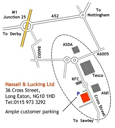 Central location in Long Eaton with ample customer parking
